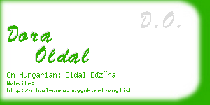 dora oldal business card